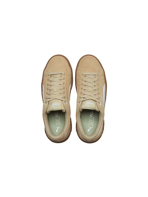 Кроссовки smash platform v2 suede 'pale khaki' Puma — изображение 4 из 4, бледный хаки/белый