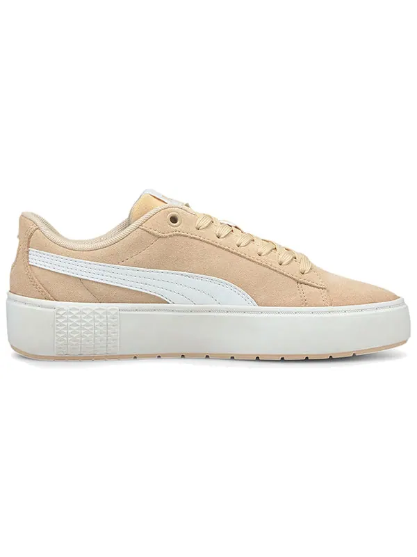 Кроссовки smash platform v2 suede 'khaki white' Puma — изображение 2 из 4, хаки/белый