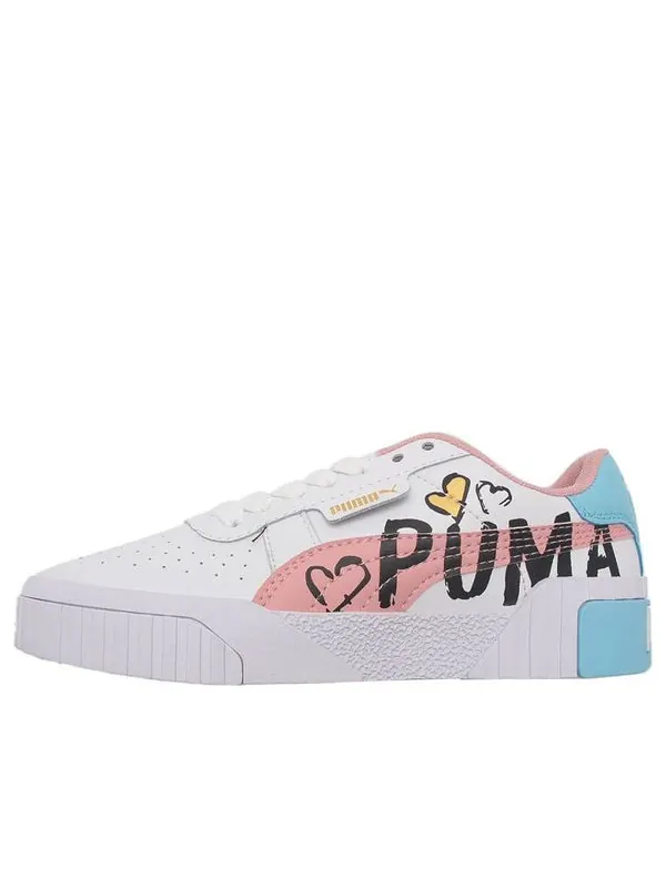 Кроссовки cali skate shoes 'white pink' Puma — изображение 1 из 4, белый/розовый