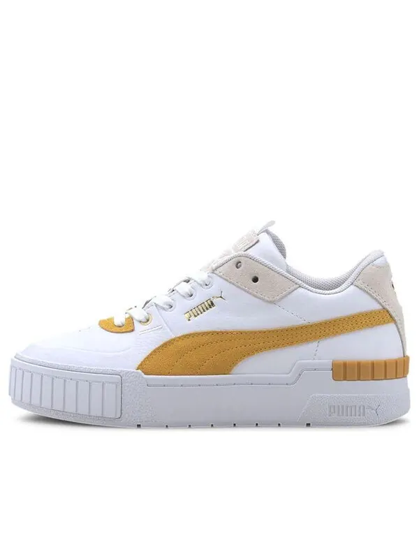 Кроссовки cali sport heritage 'golden rod' Puma — изображение 1 из 4, белый/золотистый