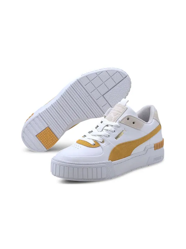 Кроссовки cali sport heritage 'golden rod' Puma — изображение 2 из 4, белый/золотистый