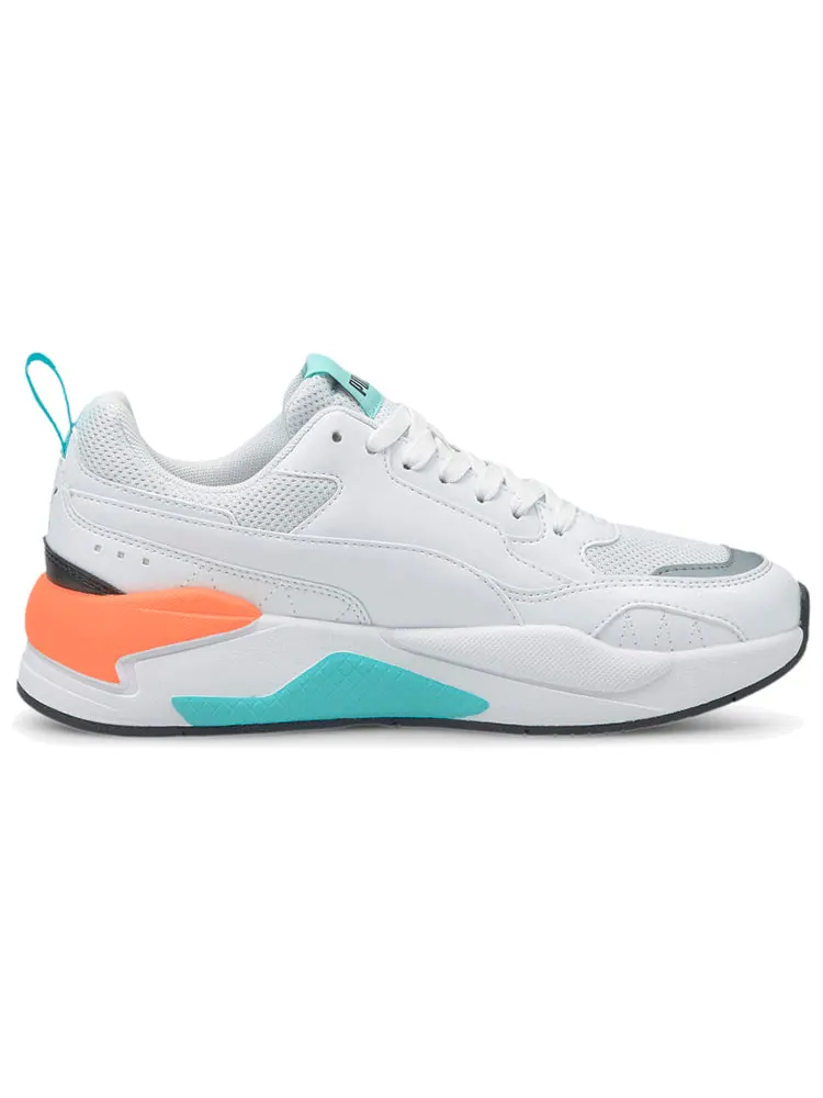 Спортивные кроссовки PUMA X-Ray 2 Square 'White Blue Orange' — изображение 2 из 5, белый