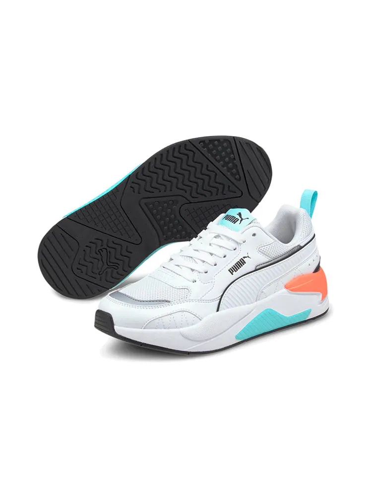 Спортивные кроссовки PUMA X-Ray 2 Square 'White Blue Orange' — изображение 5 из 5, белый