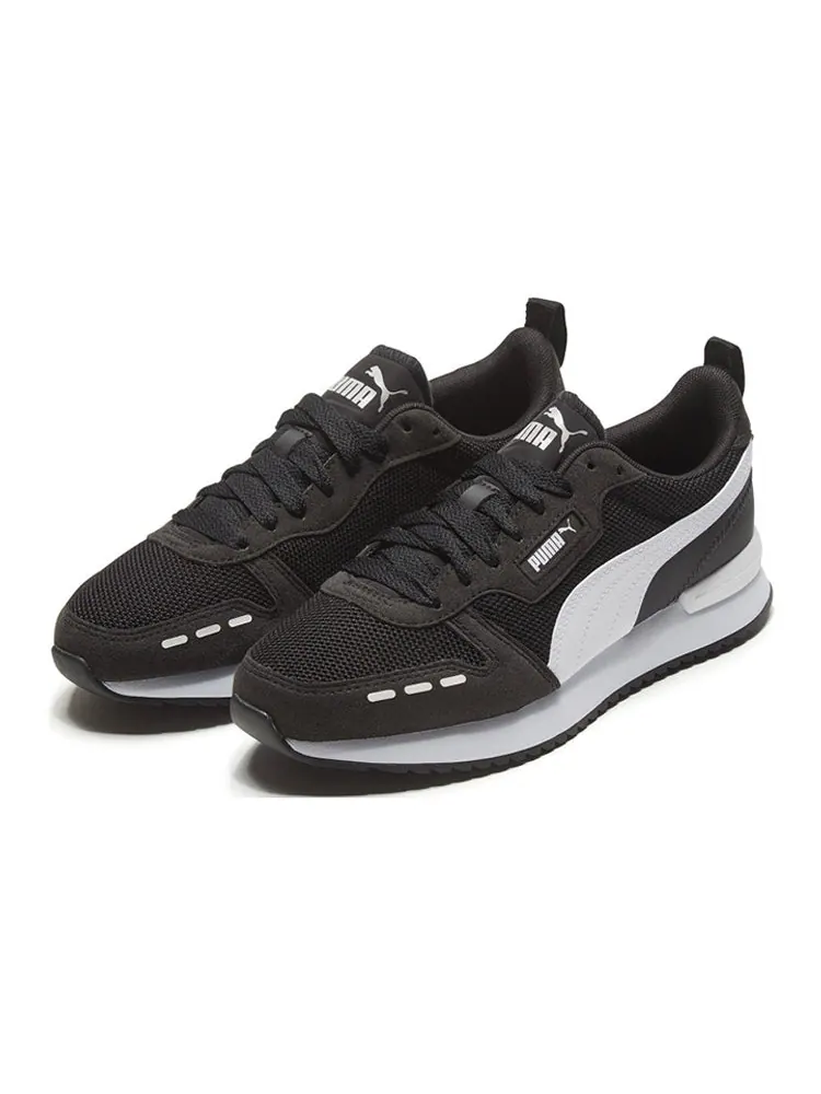 Беговые кроссовки PUMA R78 'Black White' — изображение 3 из 5, черный