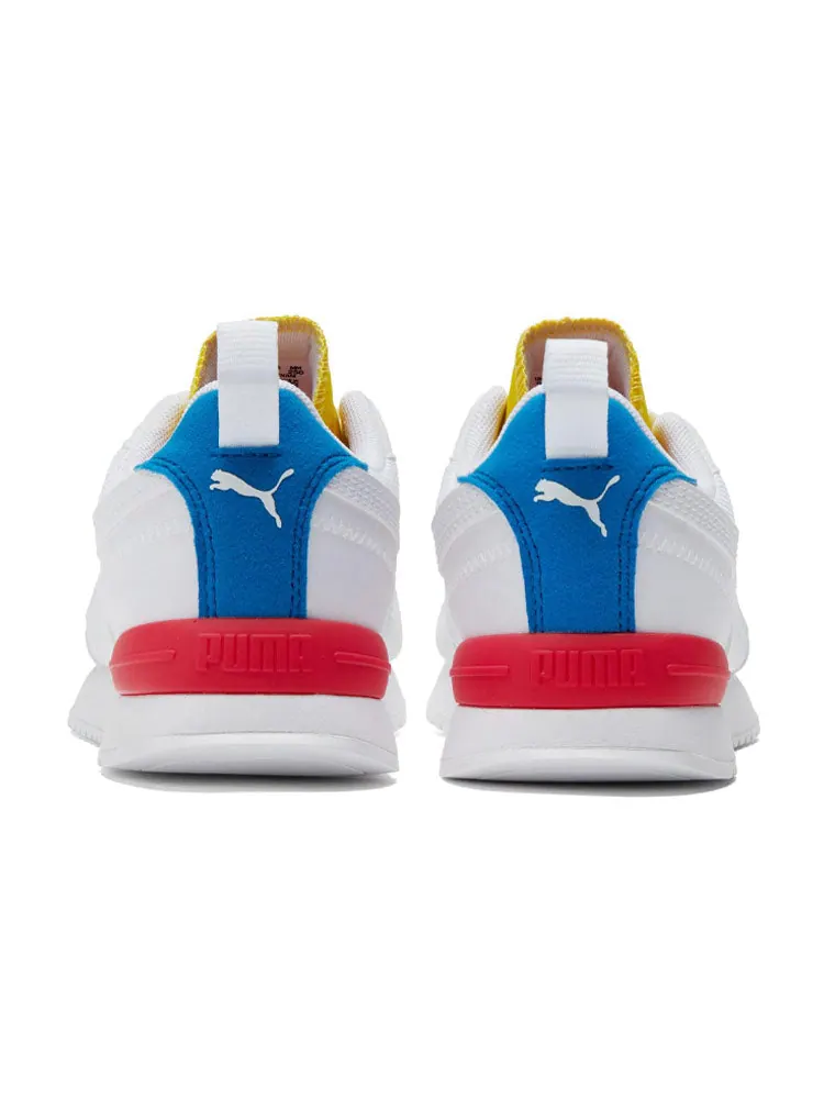 Спортивные кроссовки PUMA R78 'White Future Blue' — изображение 4 из 5, красный
