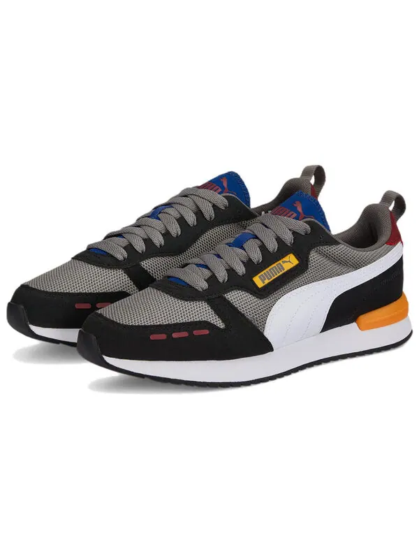 Кроссовки r78 'steel grey black' Puma — изображение 3 из 4, серый/черный/белый/синий