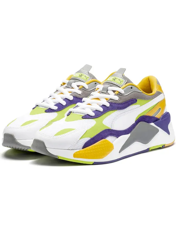 Кроссовки rs-x3 level-up 'limepunch' Puma — изображение 3 из 4, белый