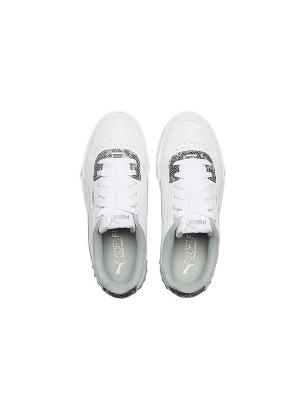 Кроссовки carina lift snake white/snake print low casual board shoes Puma — изображение 4 из 4, белый/серый/черный