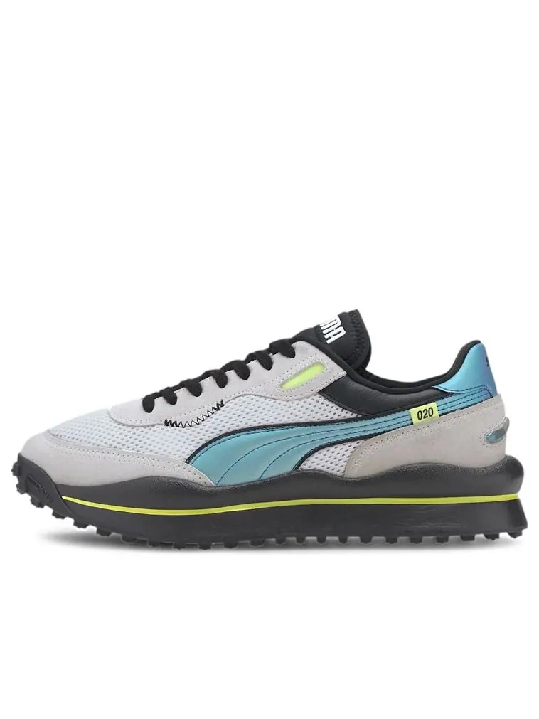 Спортивные кроссовки PUMA Style Rider 'Petrol Spill - White' — изображение 1 из 5, белый