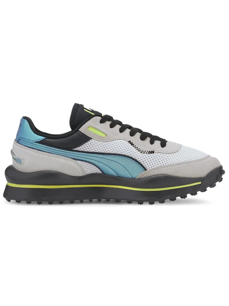 Спортивные кроссовки PUMA Style Rider 'Petrol Spill - White' — изображение 2 из 5, белый