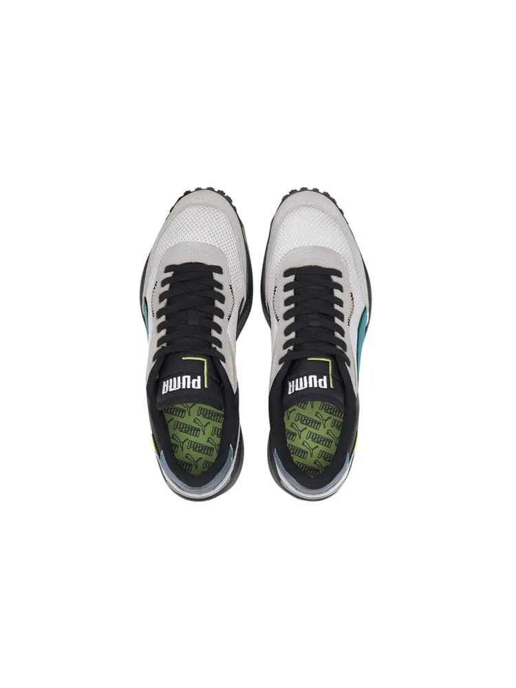 Спортивные кроссовки PUMA Style Rider 'Petrol Spill - White' — изображение 3 из 5, белый