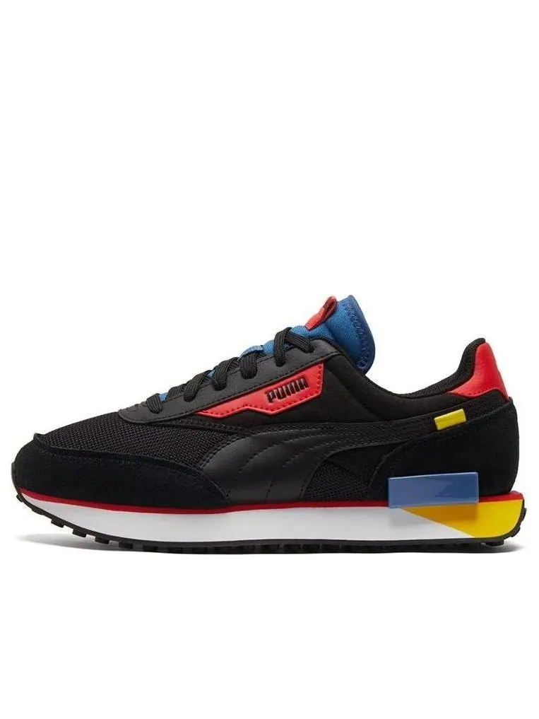 Спортивные кроссовки PUMA Future Rider 'Neon Play - Black Star Sapphire' — изображение 1 из 6, черный