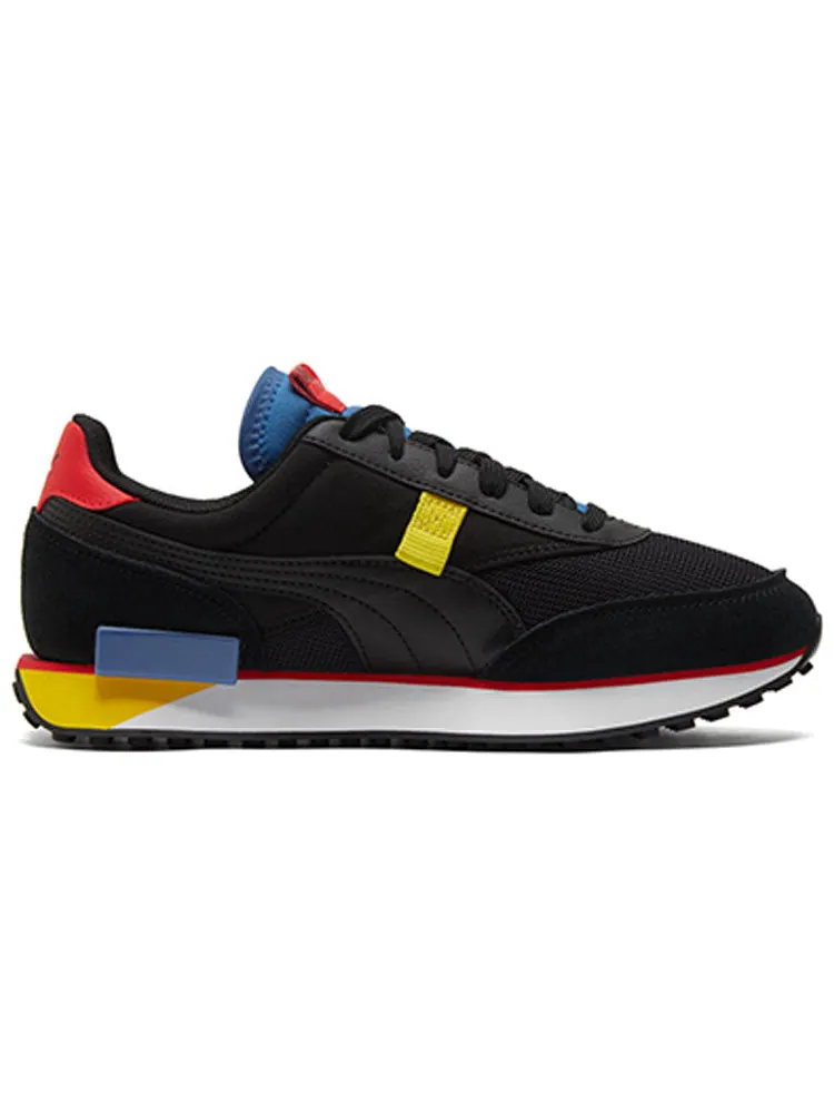 Спортивные кроссовки PUMA Future Rider 'Neon Play - Black Star Sapphire' — изображение 2 из 6, черный