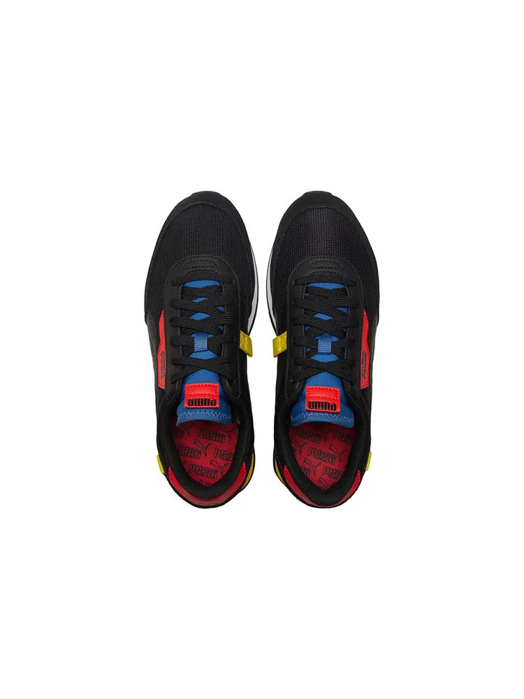 Спортивные кроссовки PUMA Future Rider 'Neon Play - Black Star Sapphire' — изображение 4 из 6, черный