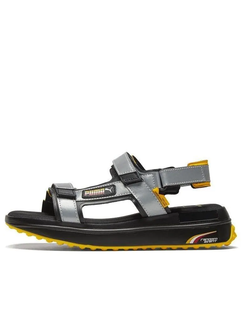 Сандалии PUMA RIDER SANDAL RANDOMEVENT 'Black Silver' — изображение 1 из 5, черный