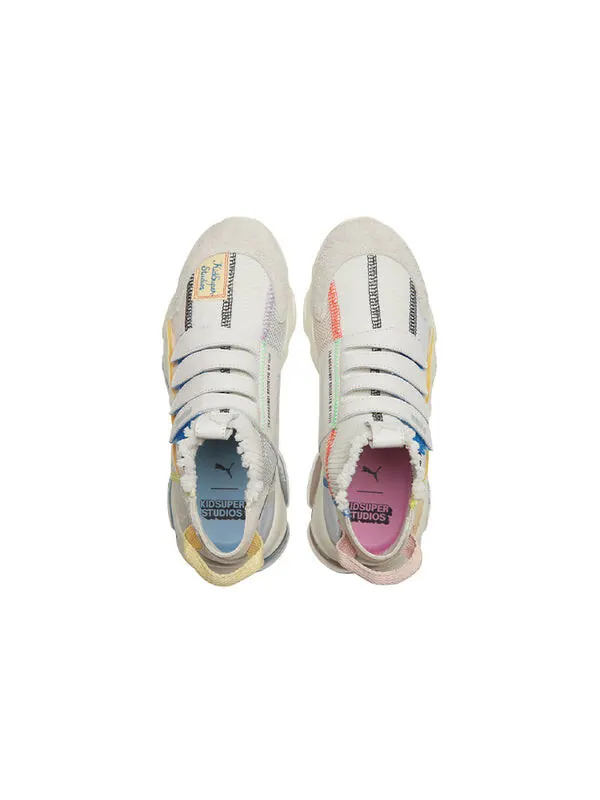 Кроссовки kidsuper studios x cell dome sock 'white silver grey' Puma — изображение 3 из 4, белый