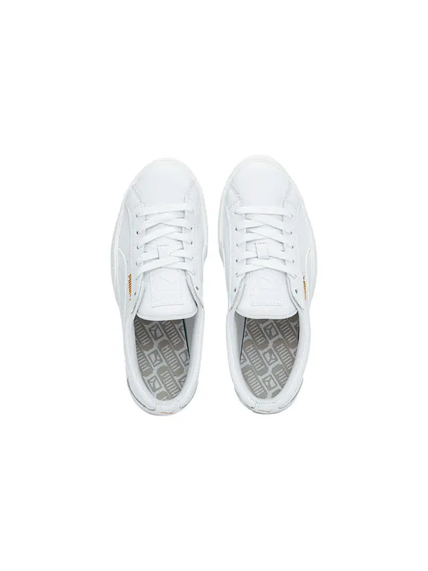 Кроссовки love tumbled leather white Puma — изображение 3 из 4, белый