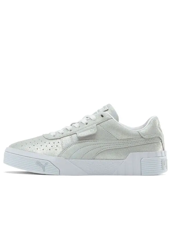 Кроссовки cali shimmer silver/white Puma — изображение 1 из 4, серебристый/белый