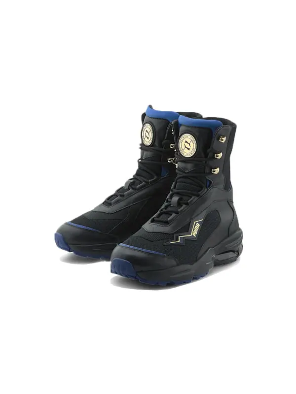Кроссовки balmain x cell stella mid 'black' Puma — изображение 3 из 4, черный
