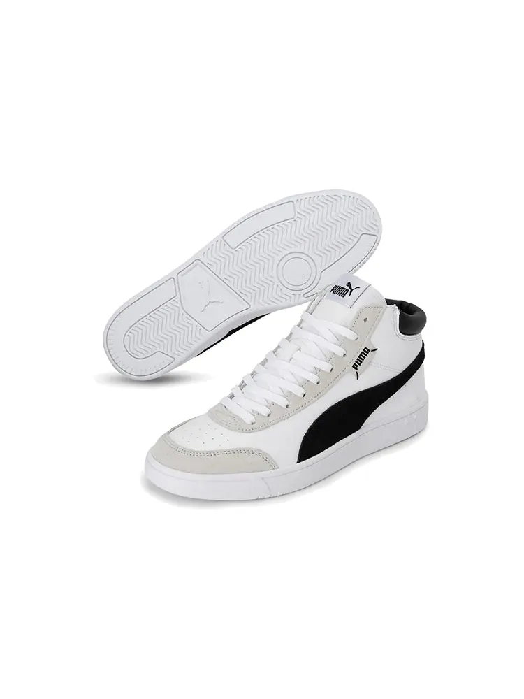 Кеды PUMA Court Legend Sl Collar 'Black White Grey' — изображение 5 из 6, серый