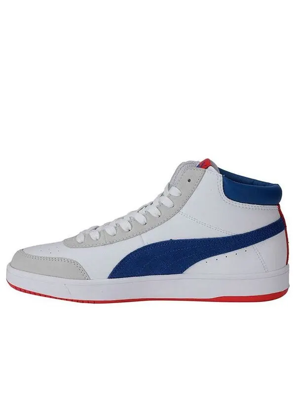 Кроссовки court legend sl collar 'white gray blue' Puma — изображение 1 из 4, белый/серый/синий