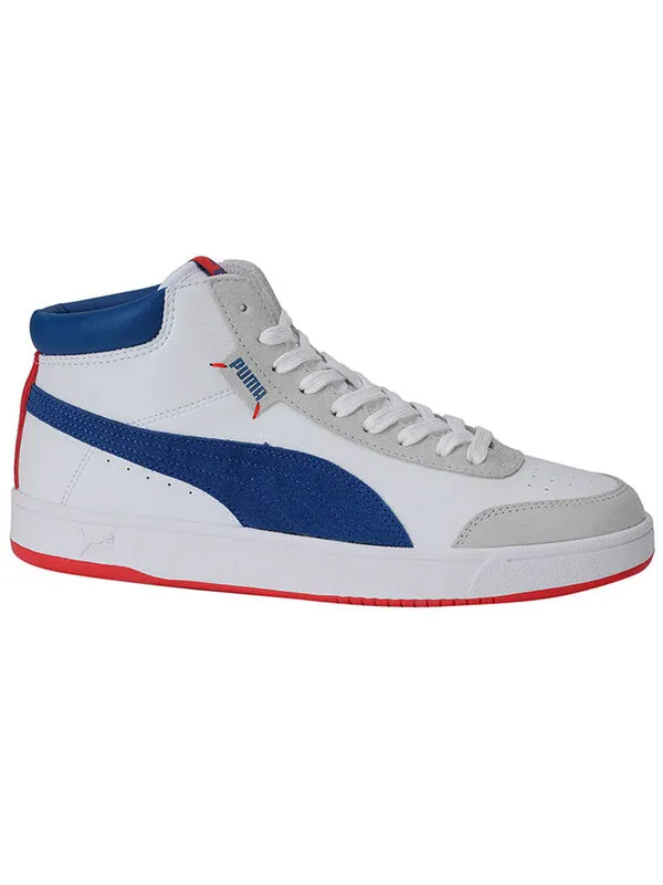Кроссовки court legend sl collar 'white gray blue' Puma — изображение 2 из 4, белый/серый/синий