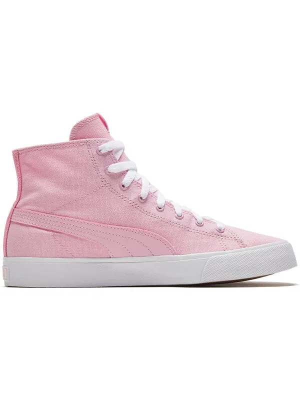 Кроссовки bari mid 'pale pink' Puma — изображение 2 из 4, белый/розовый