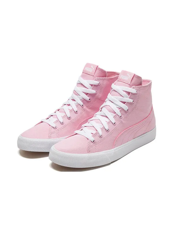 Кроссовки bari mid 'pale pink' Puma — изображение 3 из 4, белый/розовый