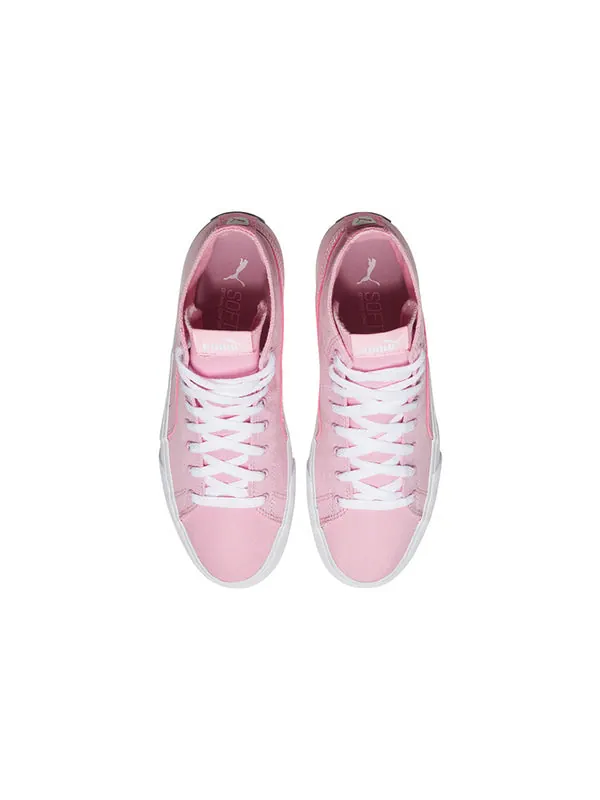 Кроссовки bari mid 'pale pink' Puma — изображение 4 из 4, белый/розовый