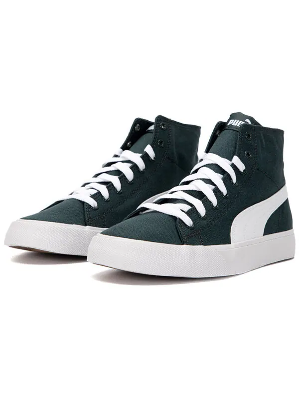 Кроссовки bari mid 'green gables' Puma — изображение 3 из 4, зеленый/белый