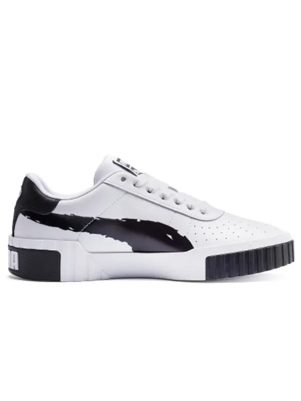 Кроссовки cali brushed 'white black' Puma — изображение 2 из 4, черный/белый