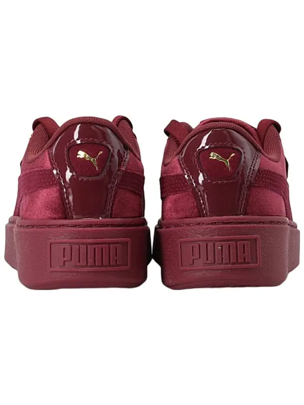 Кроссовки platform velvet purple low-top sneakers purple Puma — изображение 4 из 4, фиолетовый