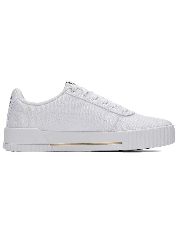 Кроссовки carina summer cat leisure board shoes white/golden Puma — изображение 2 из 4, белый/золотистый