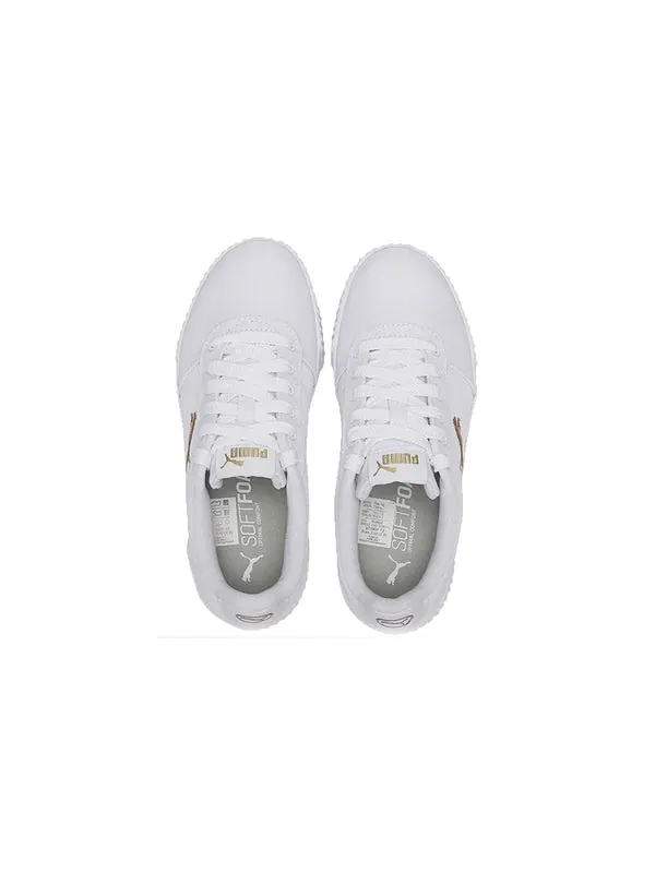 Кроссовки carina summer cat leisure board shoes white/golden Puma — изображение 4 из 4, белый/золотистый