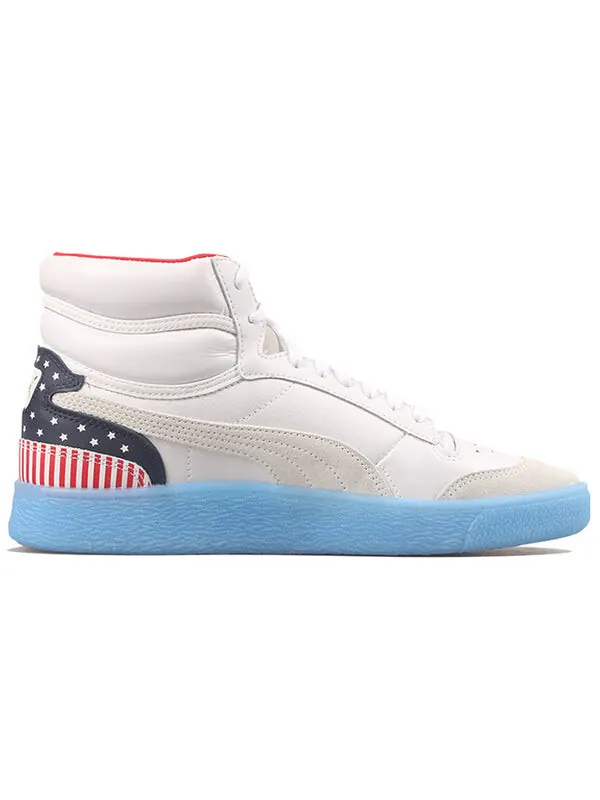 Кроссовки ralph sampson mid '4th of july' Puma — изображение 2 из 4, белый