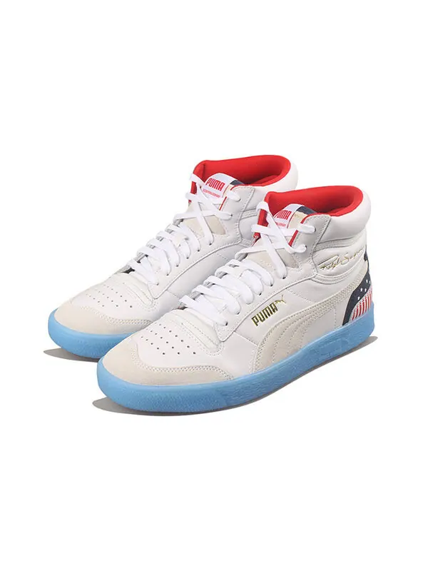 Кроссовки ralph sampson mid '4th of july' Puma — изображение 3 из 4, белый