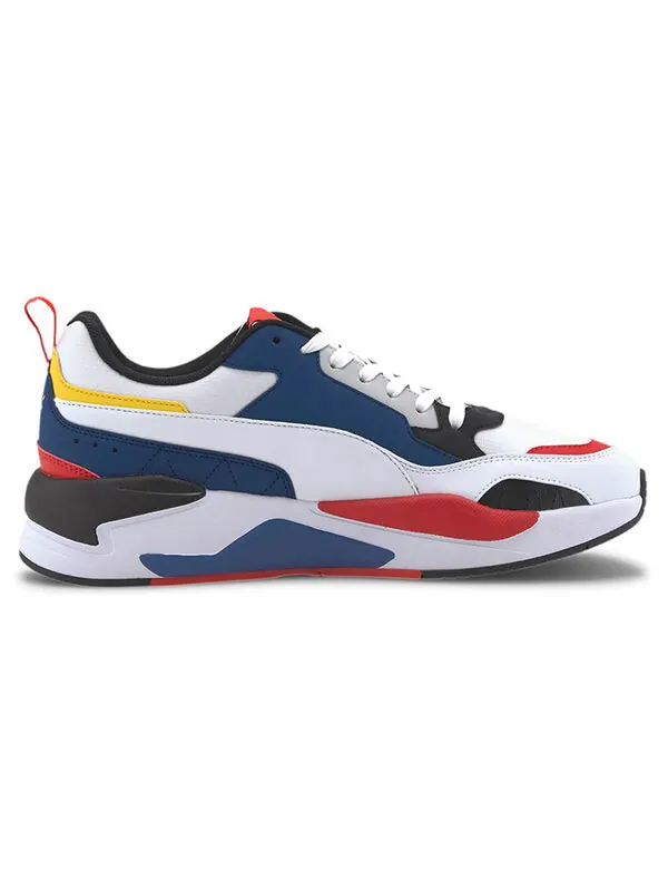 Кроссовки PUMA X-Ray 2 Square Pack low Running Shoes Blue/Red/White — изображение 2 из 4