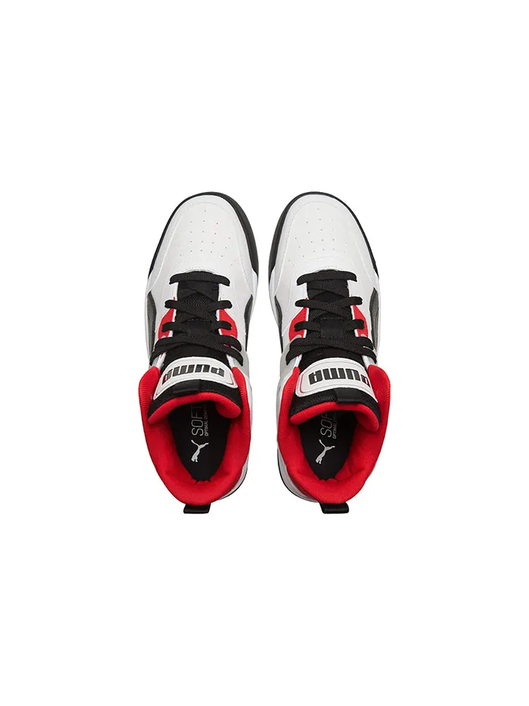 Кеды PUMA Backcourt Mid 'White Black Red' — изображение 4 из 5, красный