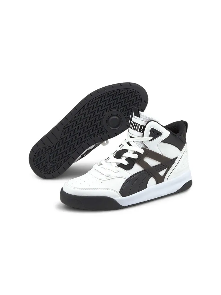 Кеды PUMA Backcourt Mid Sneakers White/Black — изображение 2 из 4, черный