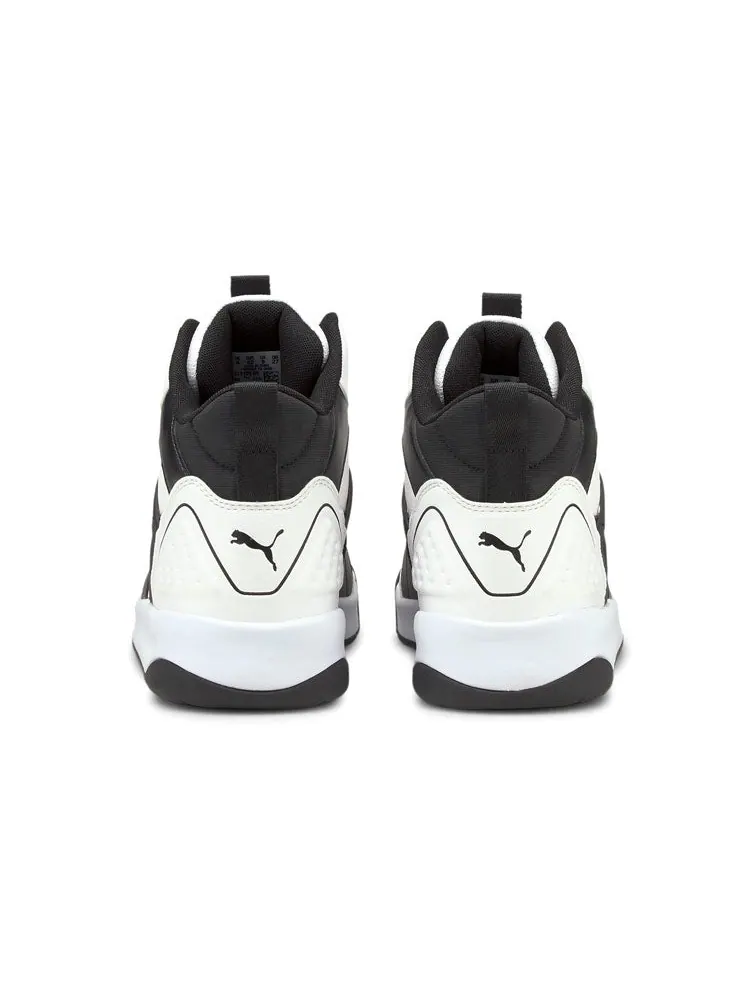 Кеды PUMA Backcourt Mid Sneakers White/Black — изображение 3 из 4, черный