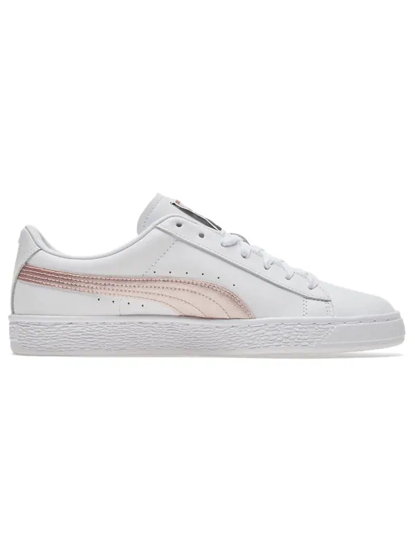 Кроссовки basket classic metallic Puma — изображение 2 из 4, золотистый