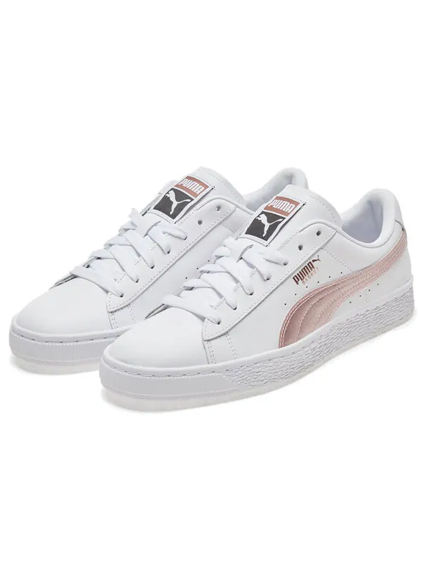 Кроссовки basket classic metallic Puma — изображение 3 из 4, золотистый
