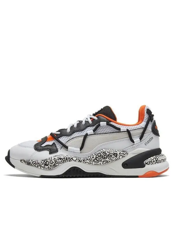 Кроссовки mr. doodle x rs-2k 'wavy doodles' Puma — изображение 1 из 4, белый/черный