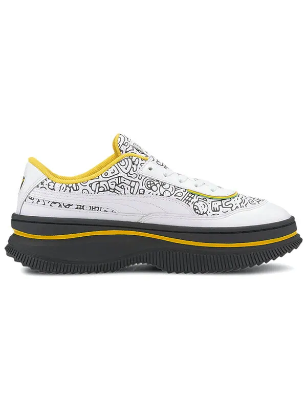 Кроссовки mr. doodle x deva 'wavy doodles' Puma — изображение 2 из 4, желтый/белый/черный