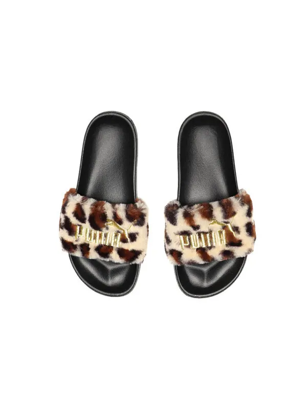 Тапочки leadcat 'leopard print' Puma — изображение 3 из 4, черный