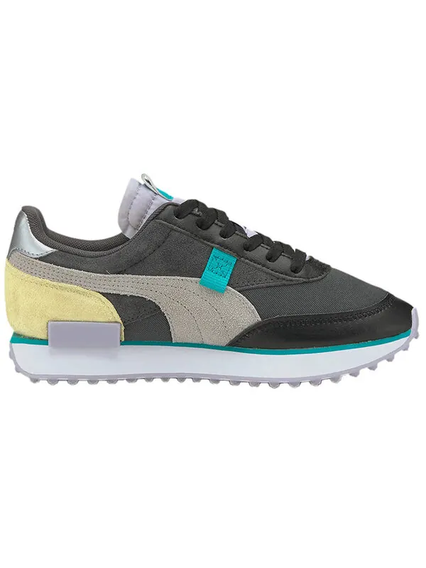 Кроссовки future rider soft metal 'ebony purple heather' Puma — изображение 2 из 4, черный
