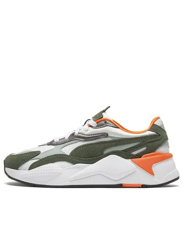 Кроссовки rs-x3 mixed metallicwn's 'white green orange' Puma — изображение 1 из 4, белый/зеленый/оранжевый