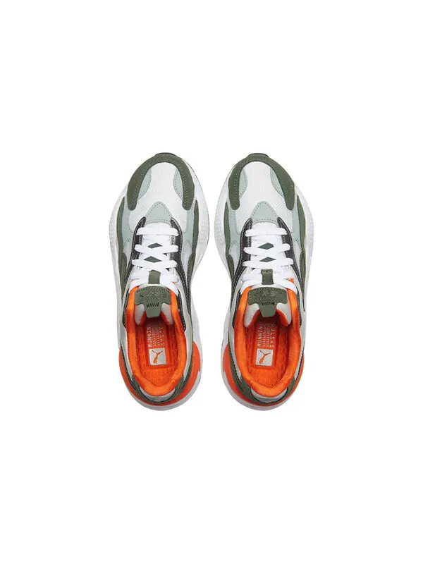 Кроссовки rs-x3 mixed metallicwn's 'white green orange' Puma — изображение 4 из 4, белый/зеленый/оранжевый