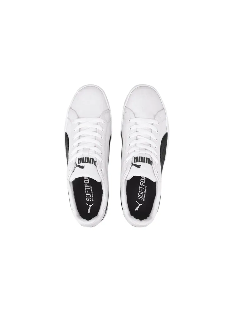 Кеды PUMA Smash Vulc Canvas 'White Black' — изображение 3 из 5, белый