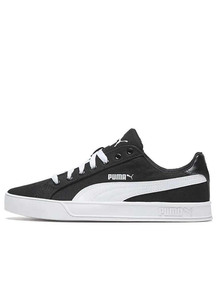 Кеды PUMA Smash Vulc Canvas 'Black White' — изображение 1 из 5, черный